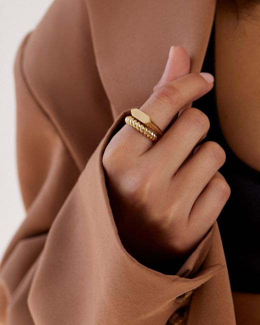 Öugie Metallic The Twist Ring