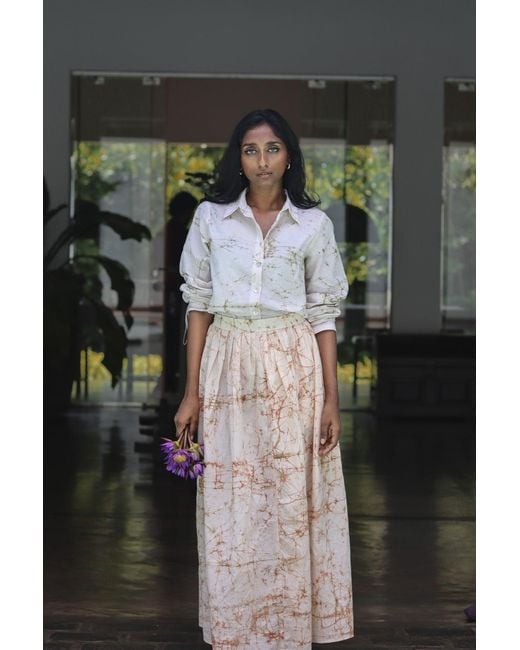 Celeste Mendis Pink Mid-Summer Romance Skirt