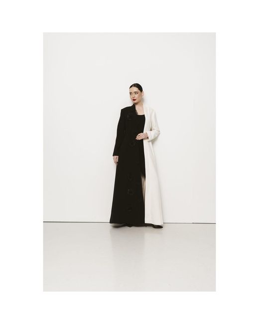 Roqaia Fashion House Black Yin & Yang Jacket