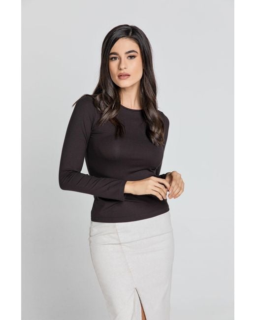 Conquista Black Dark Jersey Top