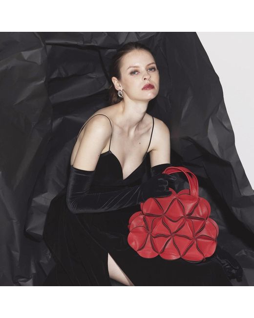 ELEMOOD_Japan Red Blossom Shoulder Bag Boston