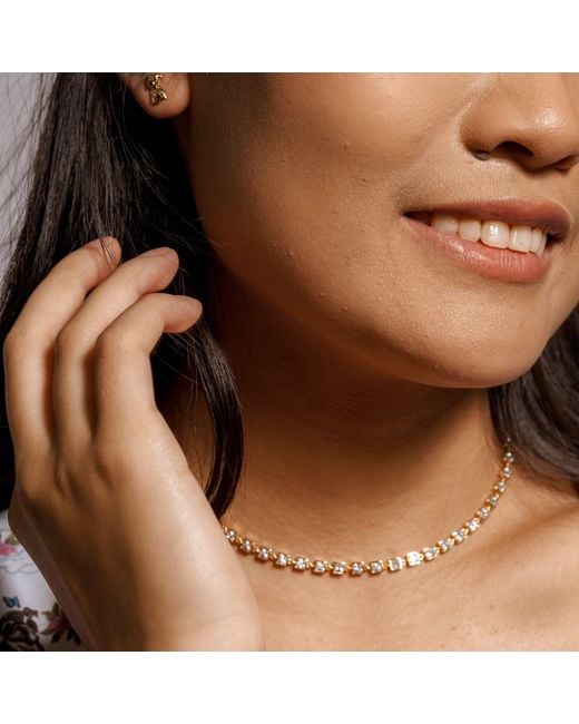 Cloud Haven Metallic Pure Heart Choker