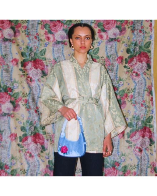 Couture to Your Door Metallic Neutrals And Tailored Kimono