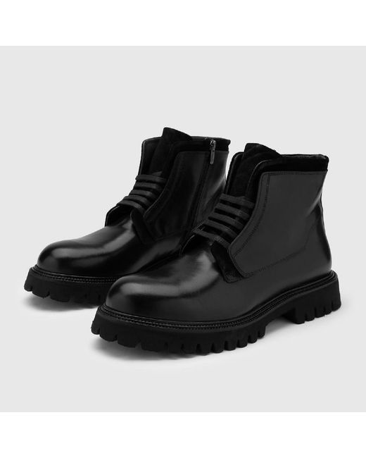 Ilvi Black Mayya Leather Boot for men