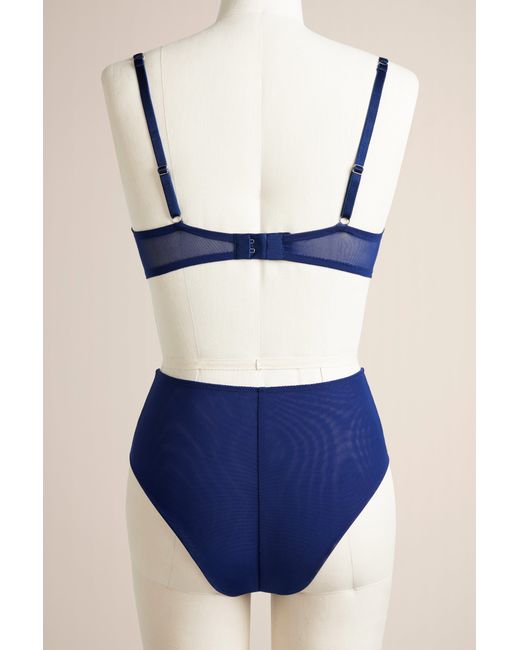 Scarlett Gasque Blue Dorothy High-Waist Brief