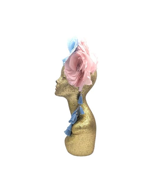 Julia Clancey Blue Fondant Fancy Chacha Ice Flower Band