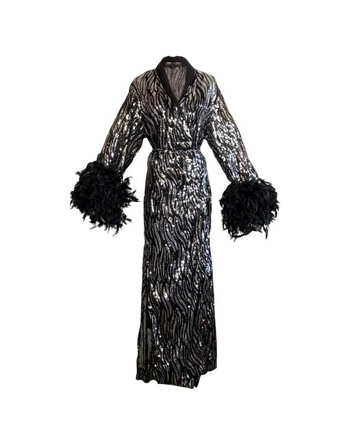 Jennafer Grace Black Marlene Wrap Dress