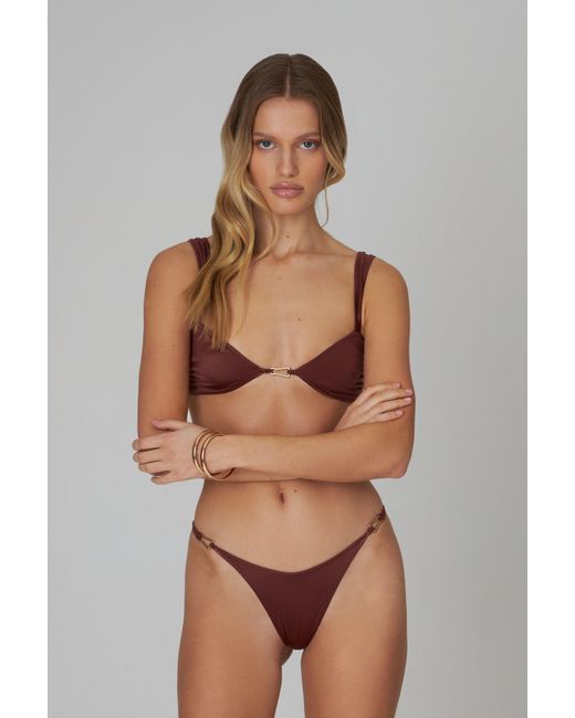 Bianca Resortwear Brown Lola Bikini Top