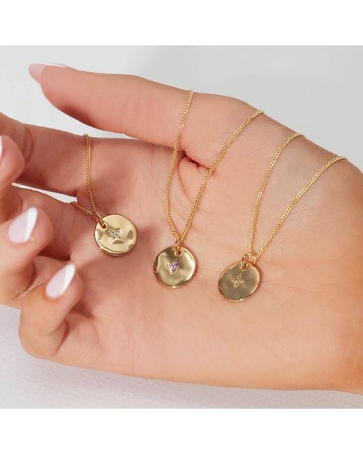 Muru Metallic November Birthstone Necklace
