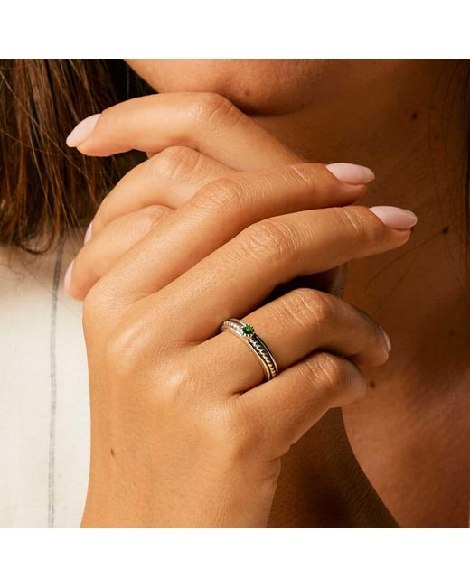 Charlotte's Web Jewellery Green Lalita Spinning Ring