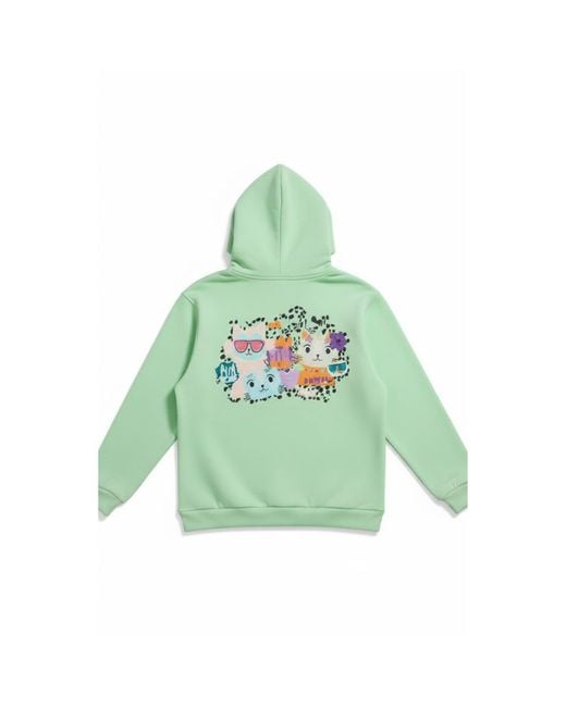 Altra Volta Green Mint Graphic Hoodie