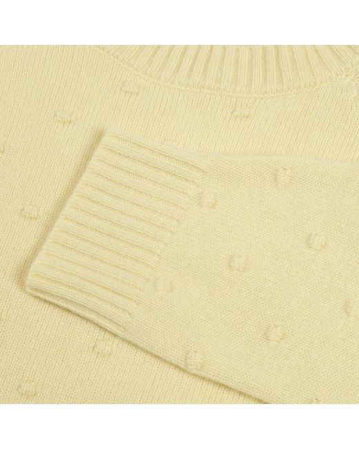 Loop Cashmere Yellow Bobble Sweater