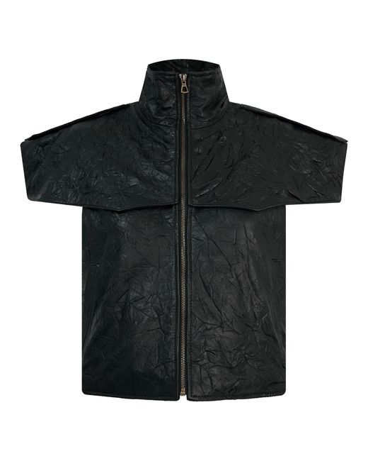 Lorena Saravia Black Ophelia Vest Leather