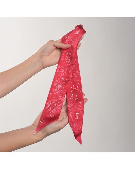 Silk&Soul Red Gemini Zodiac Twilly