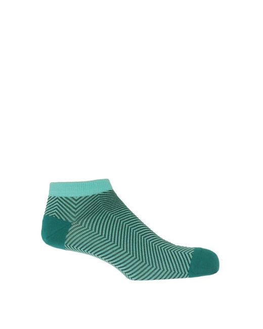 Peper Harow - Made in England Blue Trainer Socks Bundle – Seven Pairs Lux Taylor for men