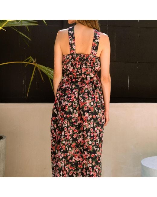 Em & Shi Black Midnight Love Halter Dress