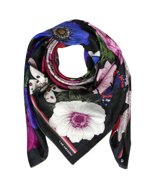 Kueen Green Silk Scarf