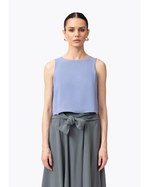 Narvan Blue Pari Blouse