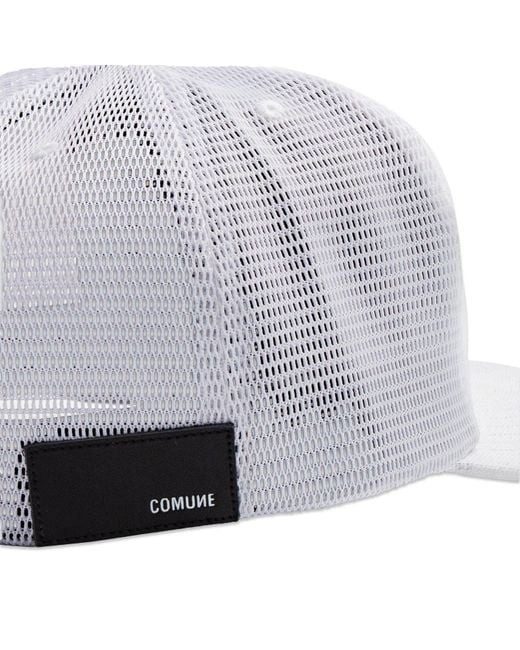 Comune White Logo Trucker Hat for men
