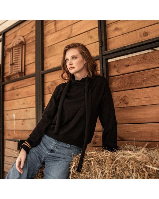 Thisisu Collection Black Miranda Sweater