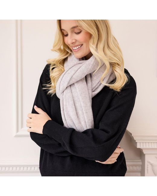 Cove Gray Lola Cashmere Travel Wrap