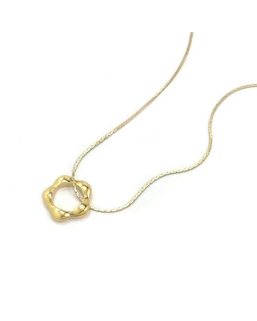 Biko Jewellery Metallic Small Wildflower Pendant