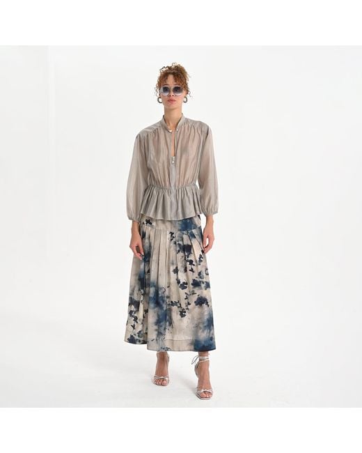 Lalipop Design Gray Veil Cinched Jacket