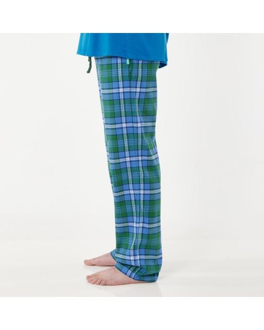 Lounge Blue Soft, Breathable Organic Brushed Cotton Loungewear Trousers