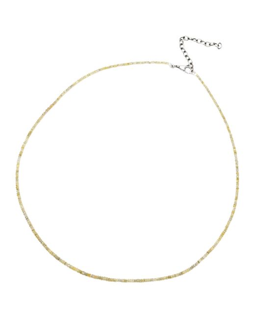 Rahul's Jewels Metallic 16"-18" Adjustable Length Genuine Diamond Necklace