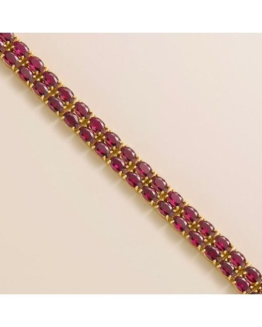 Juvetti Multicolor Salto Double Tennis Bracelet