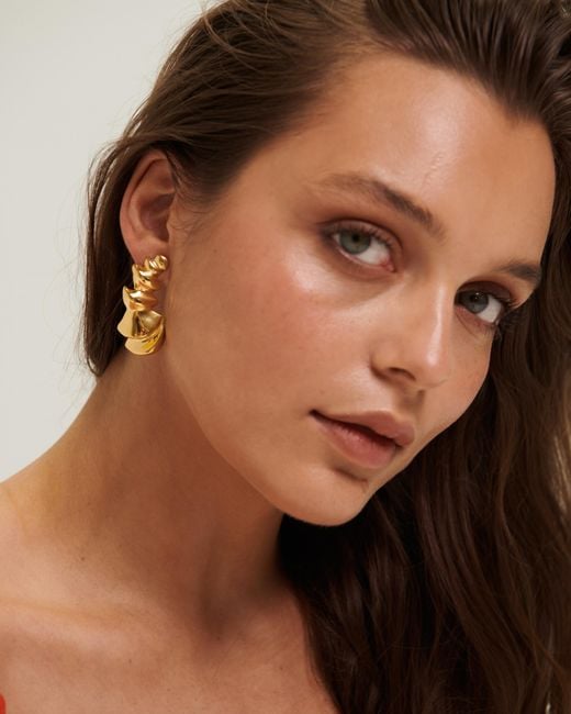 Ornare the Label Metallic Marisa Earrings