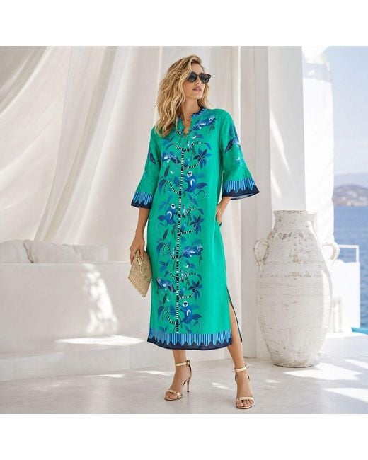 IslaPayal Blue Como Midi