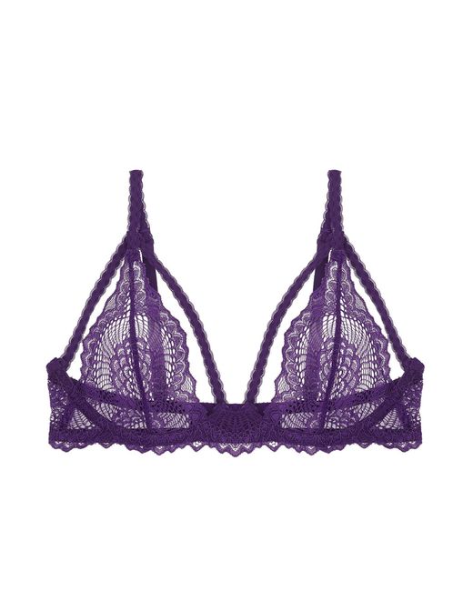 Journelle Purple Natalia Underwire Bra Violette
