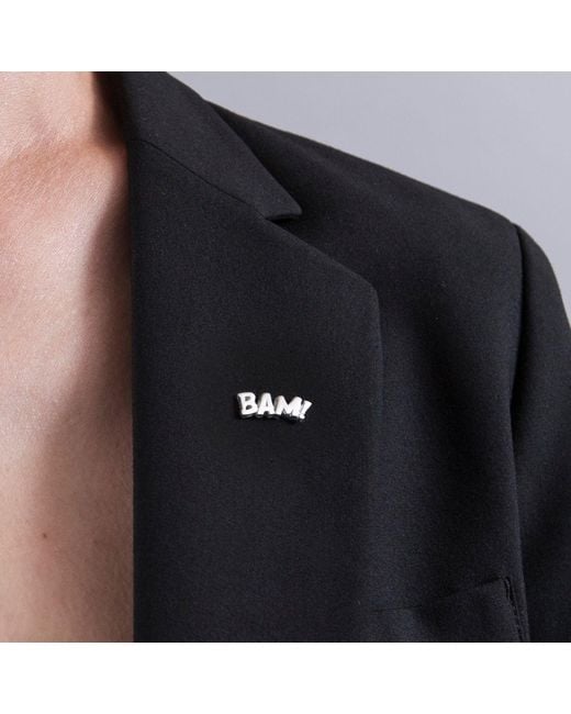 Edge Only Metallic Bam Pin 18Ct Vermeil for men