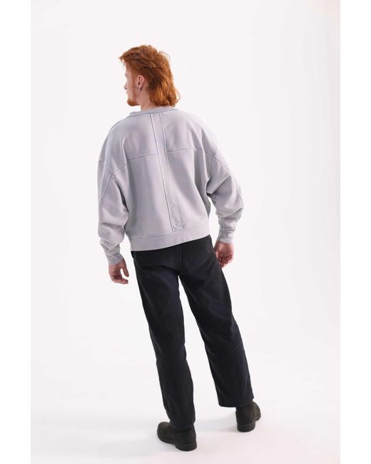 Achilles and the Tortoise Purple More Nature Crewneck for men
