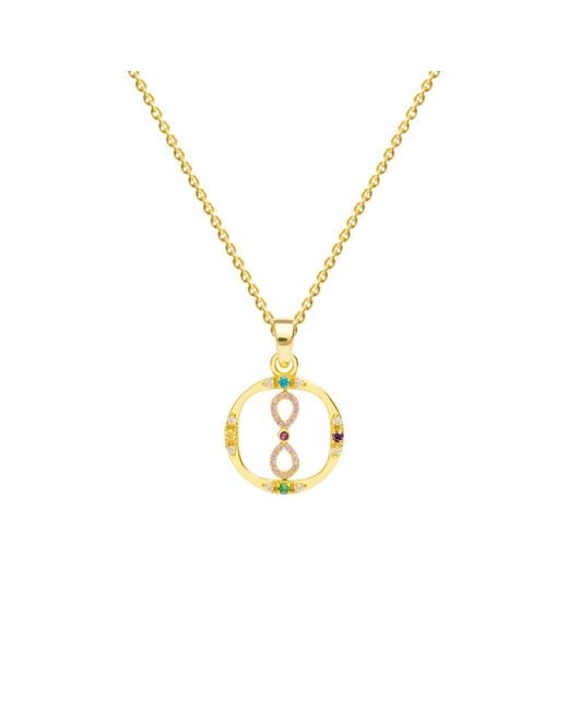 Lavani Jewels Metallic Multicolored The Wolrd Necklace
