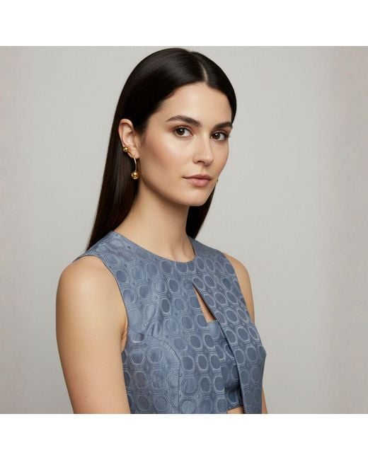 Jaredjamin Metallic Orbita Nova Post Earrings
