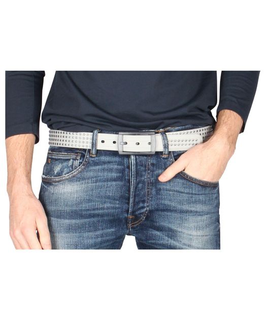 Tie-Ups Gray Belt – Rider Studded for men
