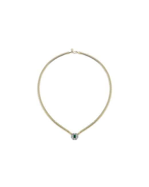 Reis Jewellery Black Arte Emerald Necklace