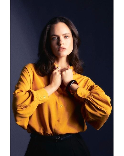 Baltér Yellow Cornell Blouse