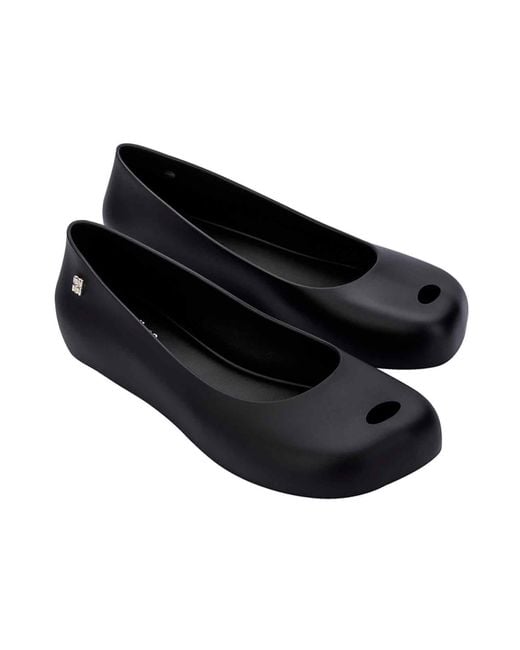 Melissa Black Nova Ultragirl Ballet Flats