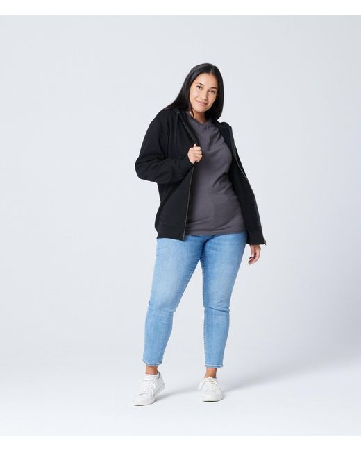 Known Supply Black 100% Organic Cotton Zip Hoodie