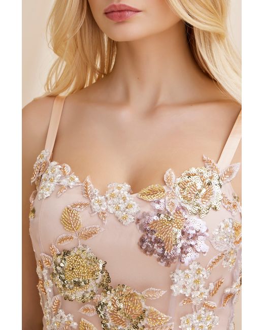 Scarlett Gasque Natural Eternal Bloom Mini Dress