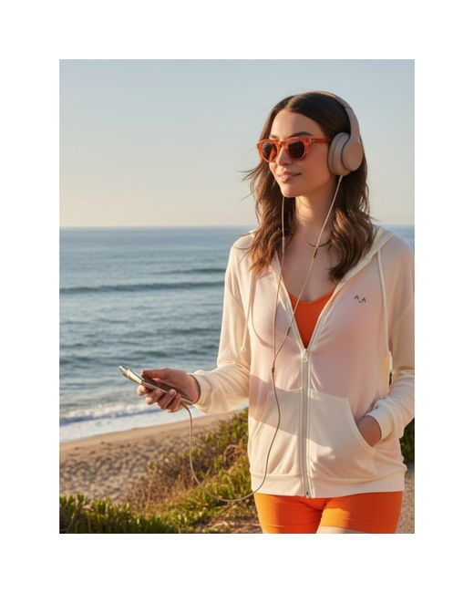Altra Volta Natural Neutrals Core Motion Zip Jacket