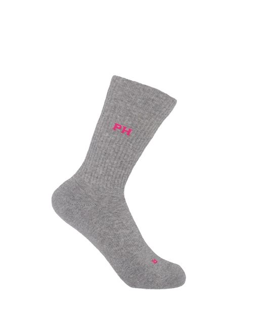 Peper Harow - Made in England Gray Three Pack Recycled Sport Socks –