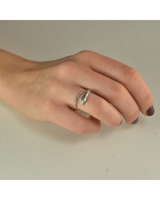 The Jewellery Store London Metallic Adjustable Snake Ring