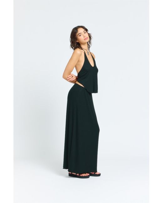 Sâb Studio Black Isla Halter Top