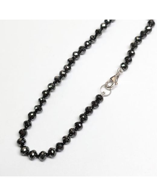 Rahul's Jewels Black 7 Genuine Diamond Strand Bracelet