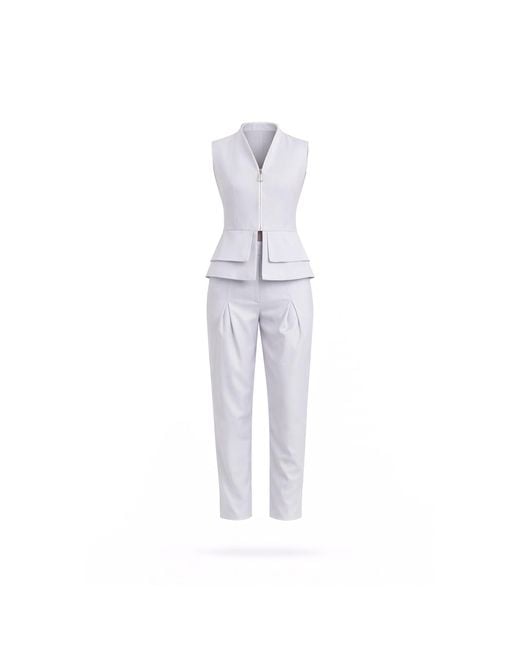 Lumina Eligma Blue Construct Vest Suit Ensemble Light