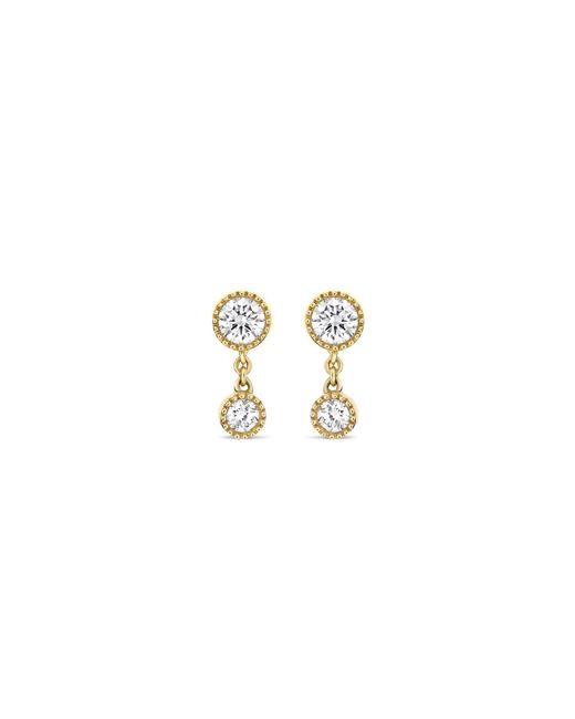 Dinny Hall Metallic Lab-Grown Diamond Double Diamond Stud